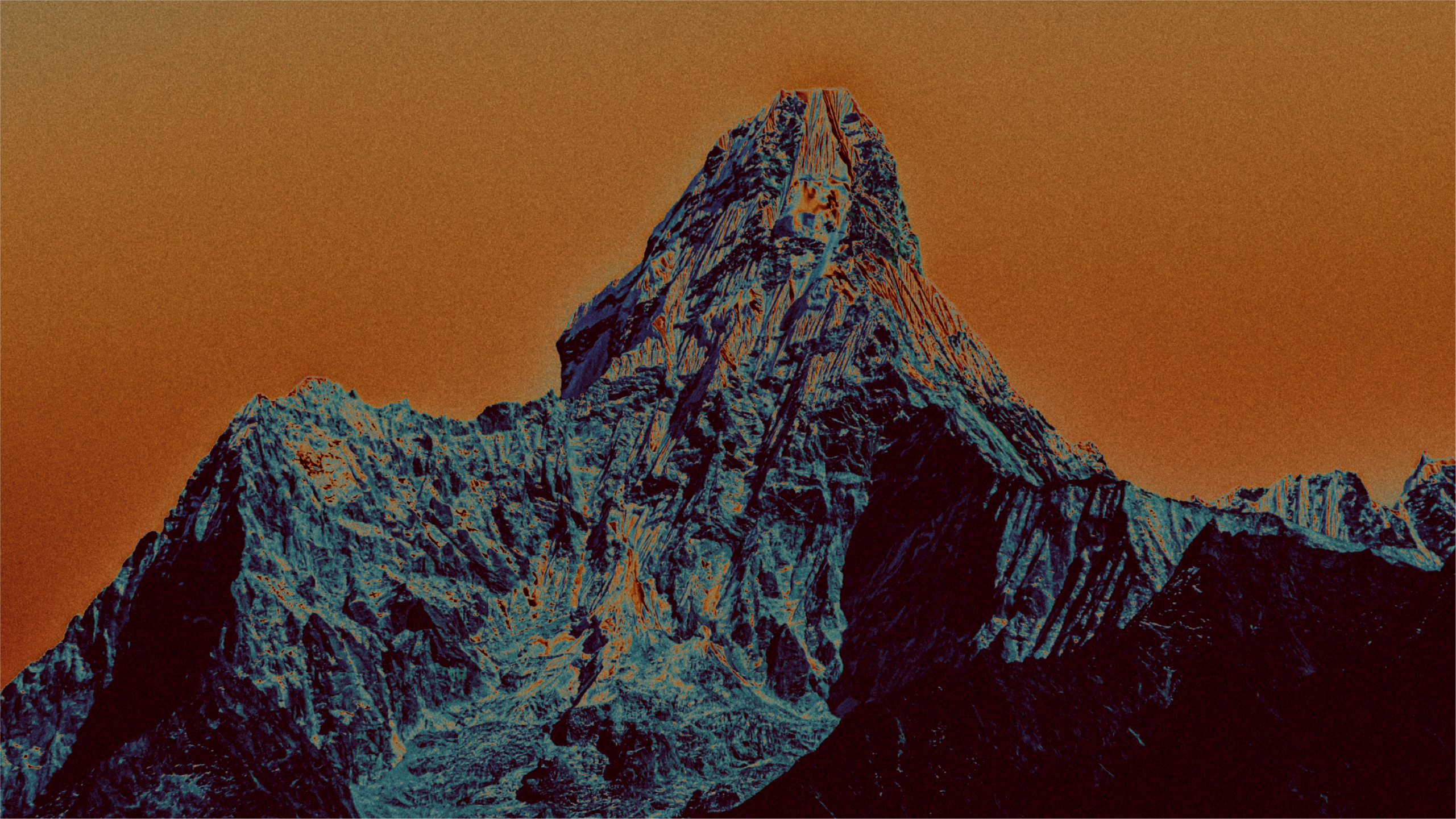 vue d'un sommet de montagne